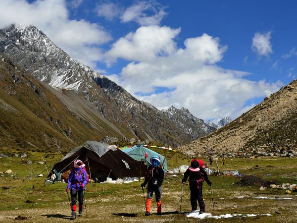 Minya Konka Mountain trek in Sichuan, China