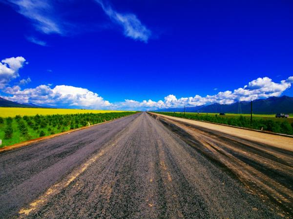 Qinghai Lake cycling tour in China