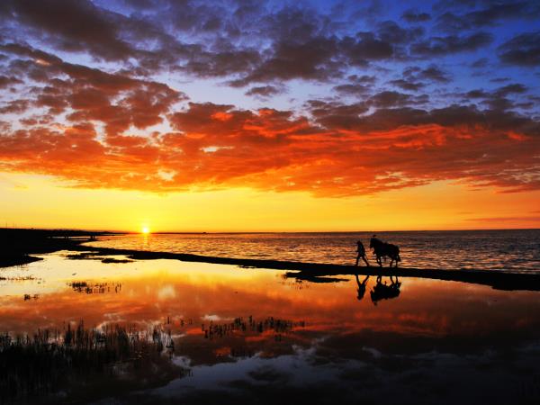 Qinghai Lake cycling tour in China