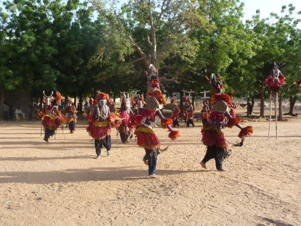Music festival on the Niger River, Mali
