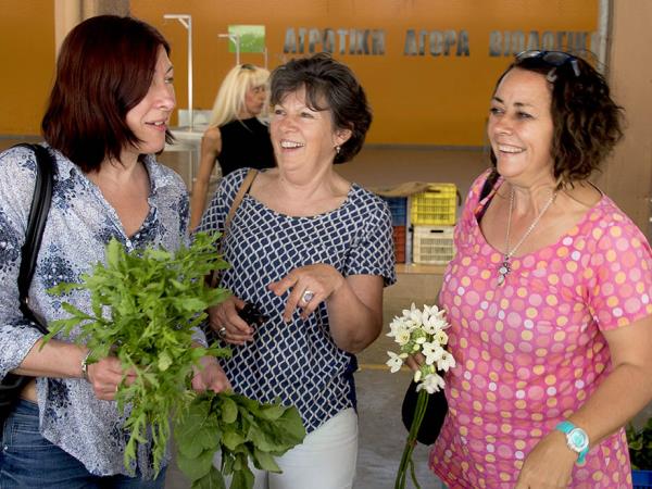 Vegan holiday in Greece, cooking and food