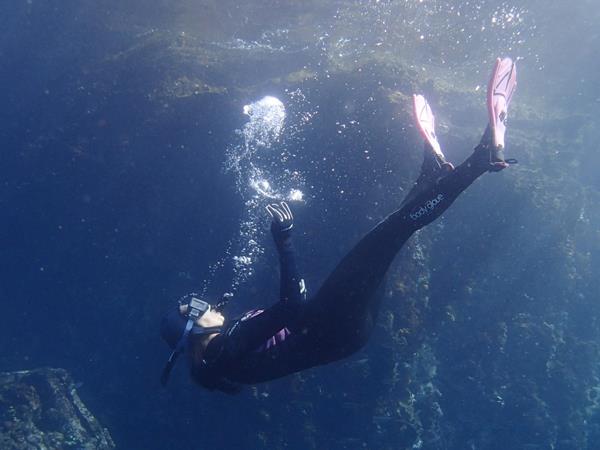 Scuba diving in the Coco Islands, Costa Rica