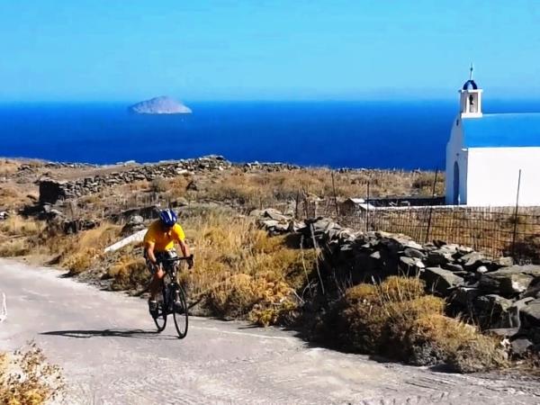 Sailing and cycling Cyclades holiday, Greece