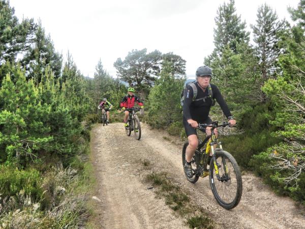 Cairngorms mountain biking short break, Scotland