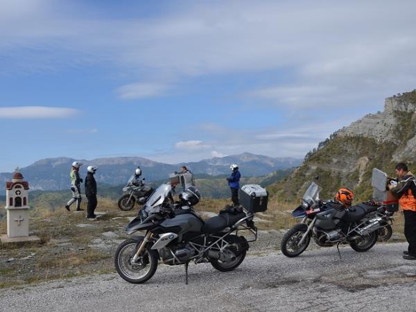 Motorcycle tour of Greece
