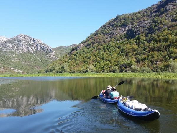 Canoeing and kayaking holiday in Montenegro, Lake Skadar