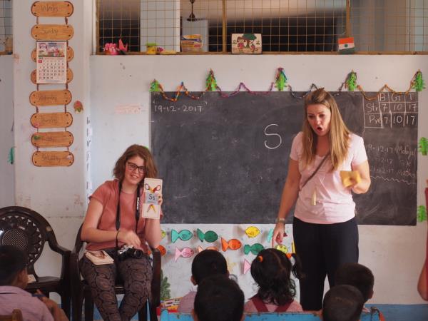 Family holiday with volunteering in India
