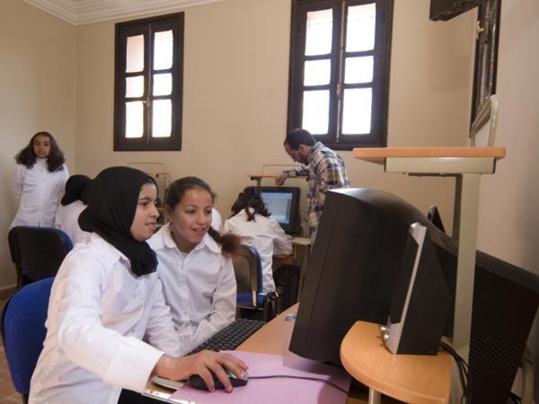Education volunteering with Berber girls in Morocco