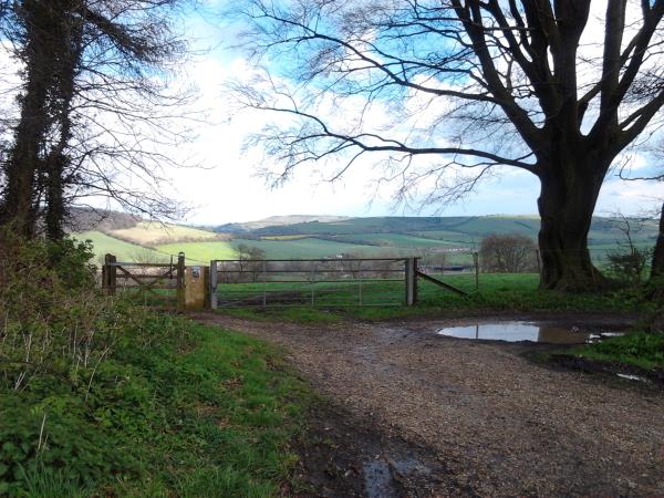 South Downs farm camping & caravan site, England