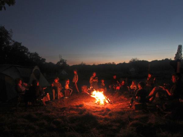 The Secret Campsite in the South Downs, England