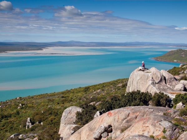 South Africa walking amongst wild flowers holiday