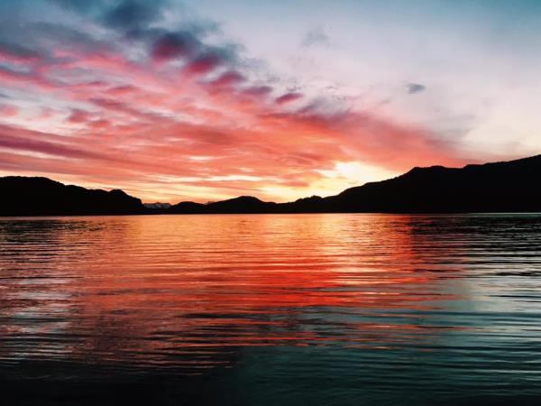 Teach children in Patagonia, Chile
