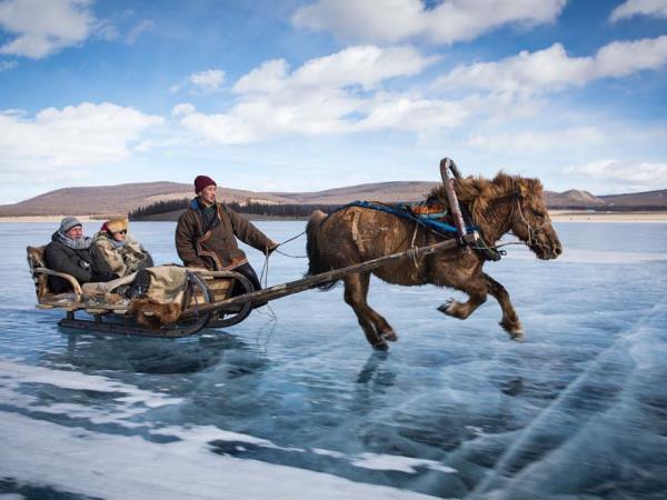 Mongolia tour, winter landscapes and Khovsgol ice festival