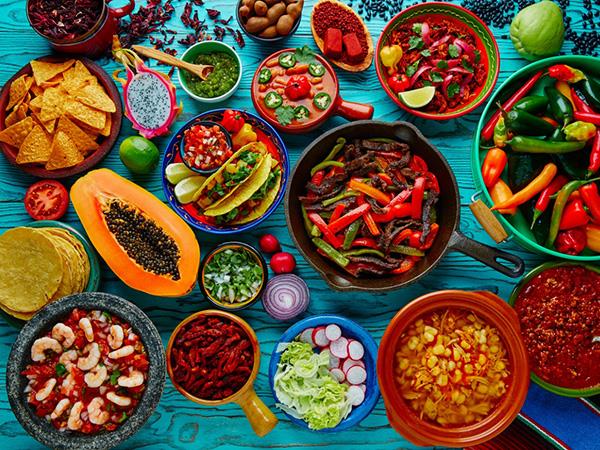 Mexican food holiday, tailor made