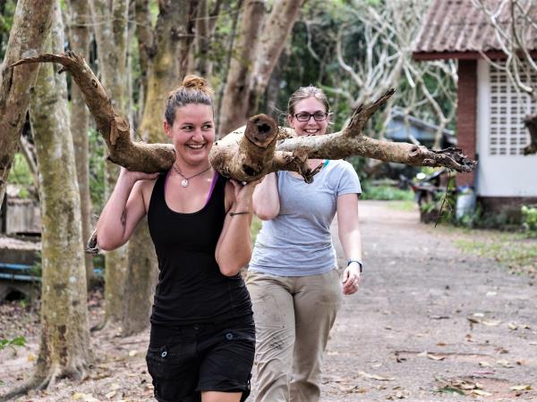 Laos Wildlife sanctuary volunteering holiday