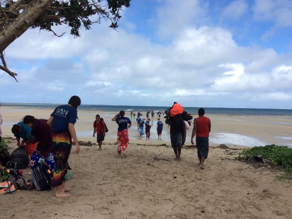Volunteer teaching in Fiji