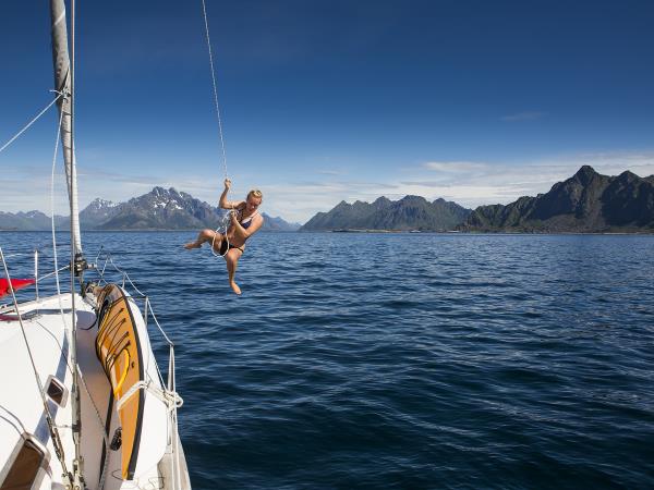 Lofoten islands sailing holiday, Norway