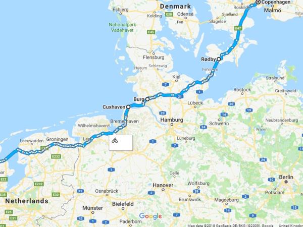 Holland And Denmark Map Holland To Denmark Cycling Holiday | Responsible Travel