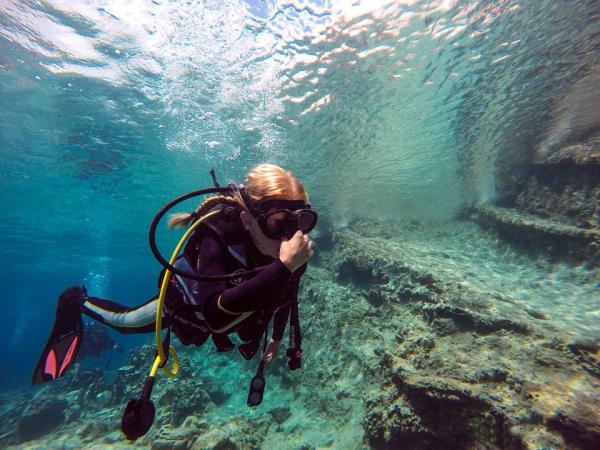 Learn to dive in Ithaca, Greece