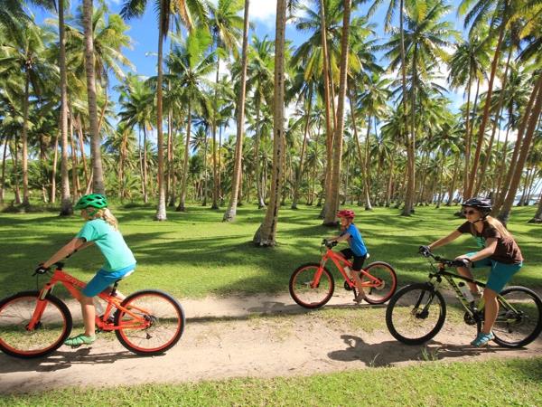 Fiji family cycling holiday