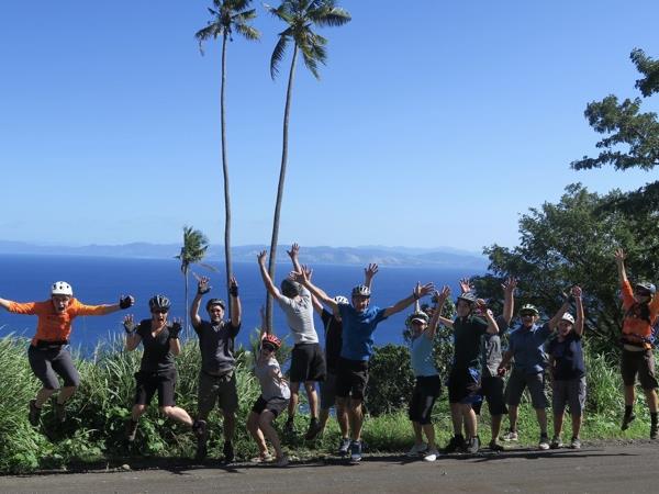 Fiji family cycling holiday