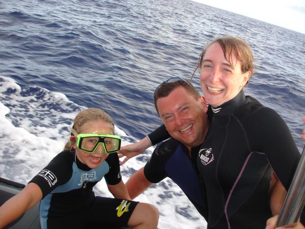 Swimming with wild dolphins in the Azores