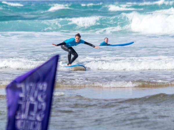 Yoga and surf short break