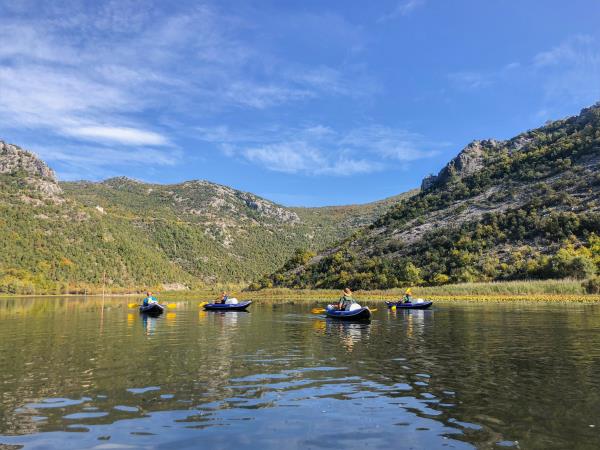 Canoeing and kayaking holiday in Montenegro, Lake Skadar