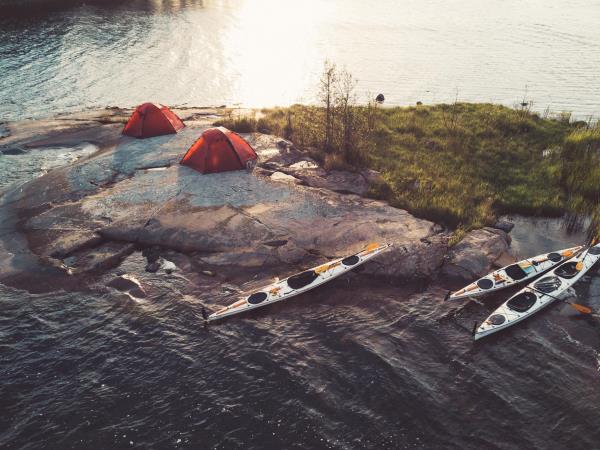 Sweden kayaking and camping holiday