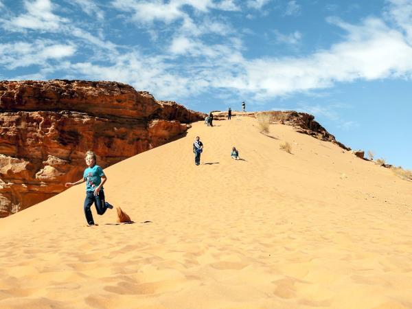 Jordan family adventure holiday