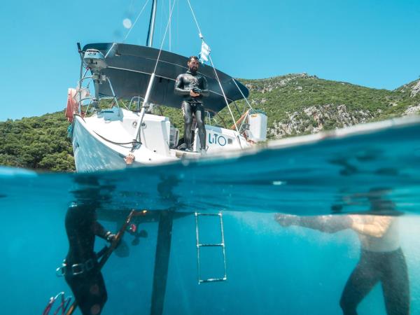 Freediving and sailing holiday in Greece