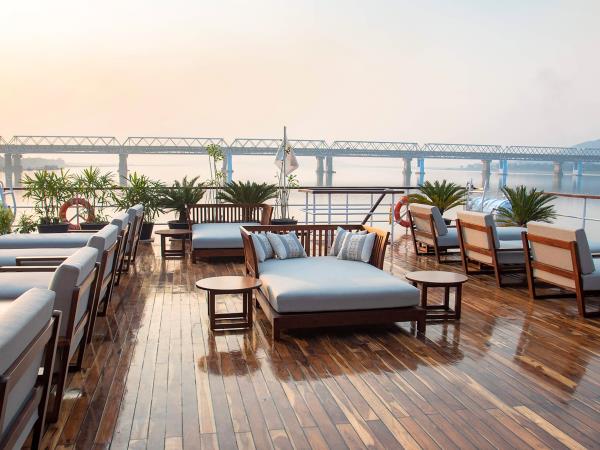 Brahmuputra river cruise in India