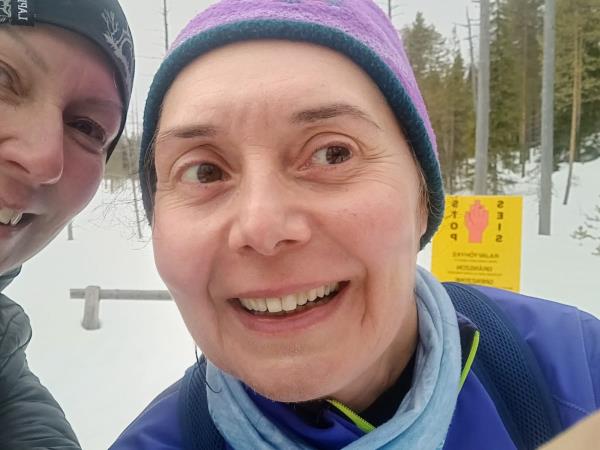 Cross-country skiing holiday in Finland, Russian border