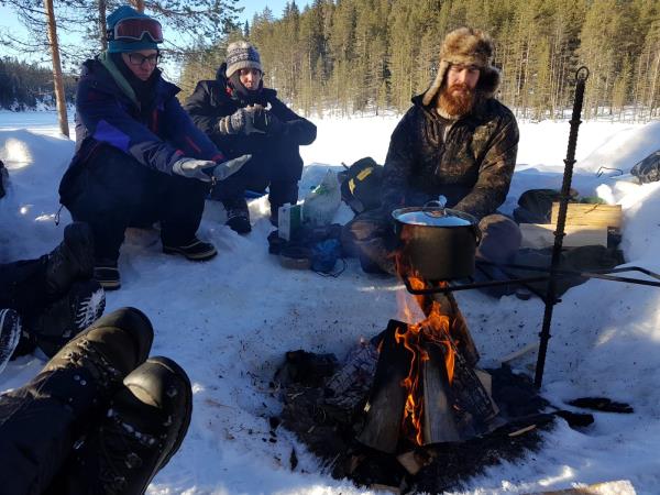 Snowshoeing holiday in Finland