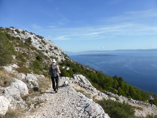 Croatia self-guided trekking holiday, Dalmatian Islands