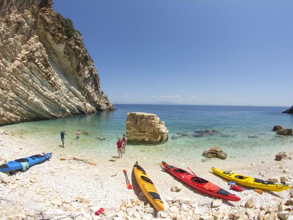Family active break in Ithaca, Greece