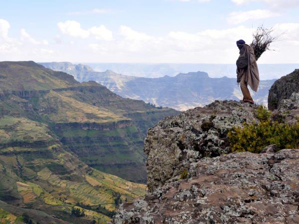 Trekking in Ethiopia on Mount Abuna Yosef