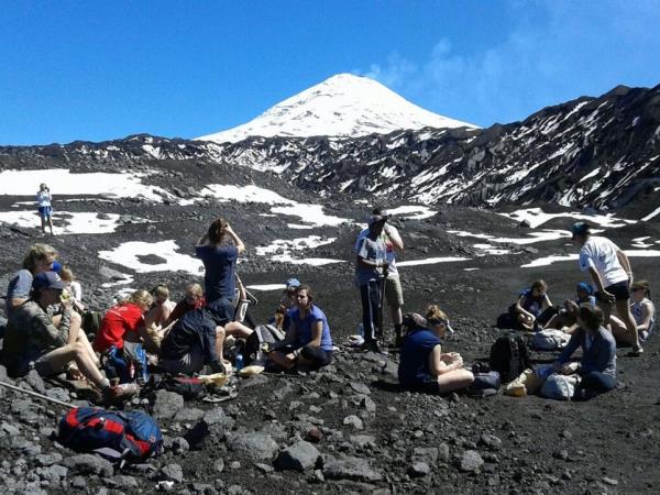 Chile walking tour, lake and volcano district