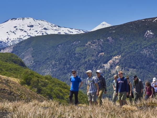 Chile walking tour, lake and volcano district