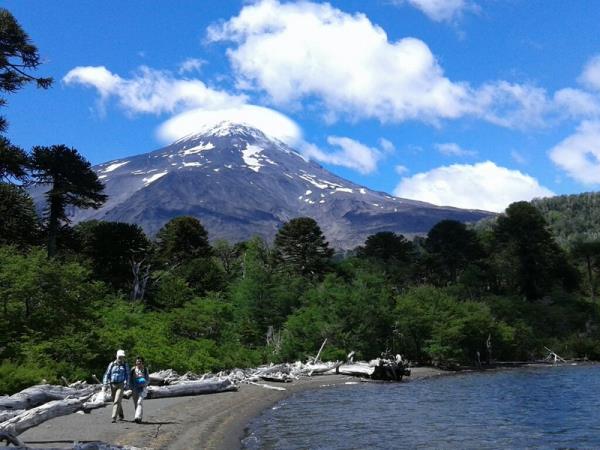 Chile walking tour, lake and volcano district