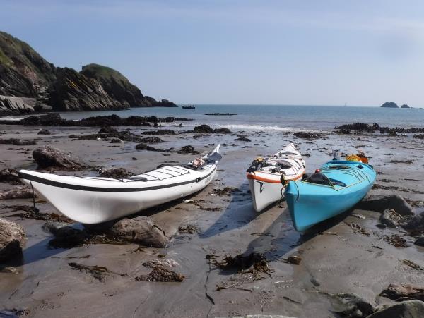 Family sea kayaking holiday in Devon