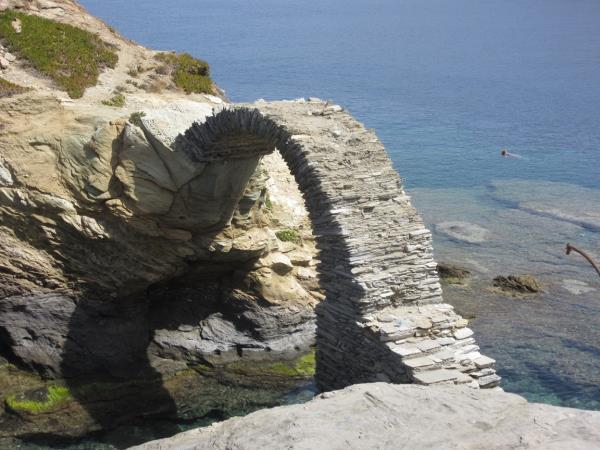 Andros trail walking holiday in Greece