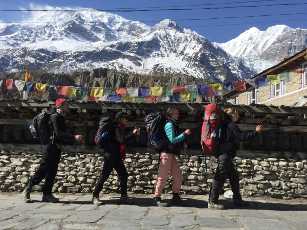 Annapurna Circuit hike to health and happiness, Nepal