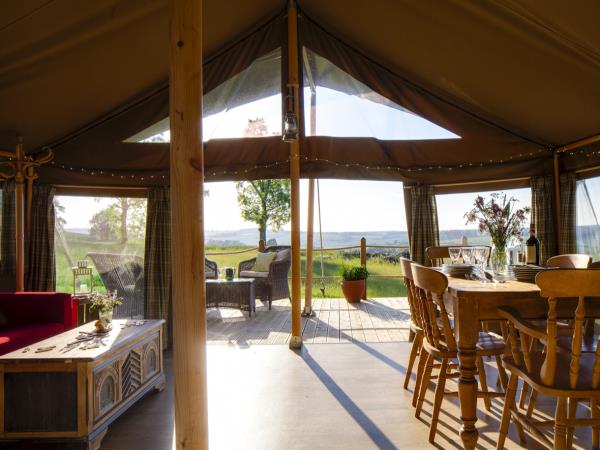South Downs farm camping & caravan site, England