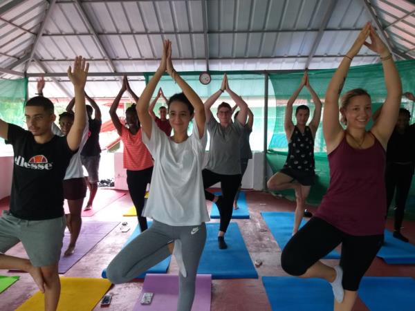 Yoga in India and volunteering holiday