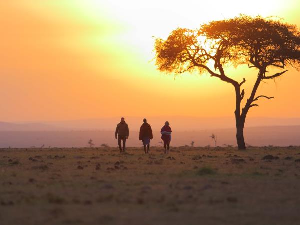 Kenya walking safari in the Masai Mara