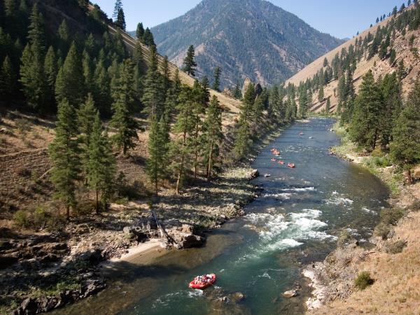 Salmon River rafting holiday in Idaho, USA