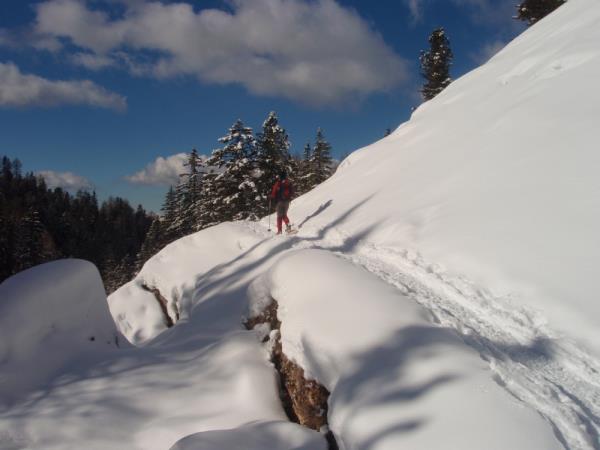 St Zyprian winter walking holiday in the Dolomites