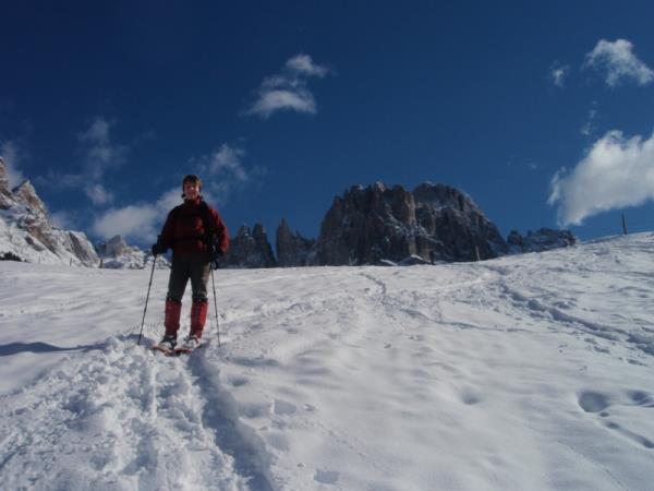 St Zyprian winter walking holiday in the Dolomites