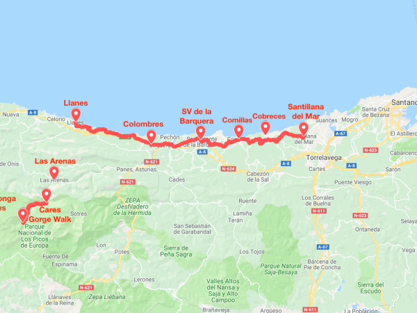 Northern Way and Picos de Europa walking holiday in Spain